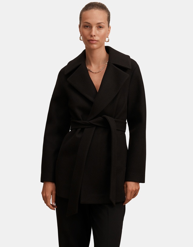 Forever New - Sabrina Short Wrap Coat