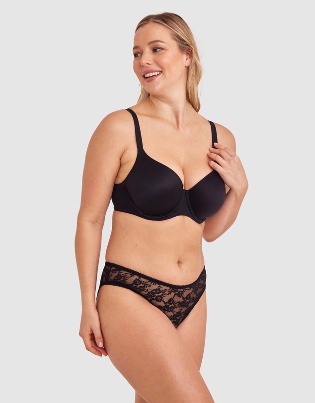 Bras N Things - Body Bliss Full Cup Bra - Black