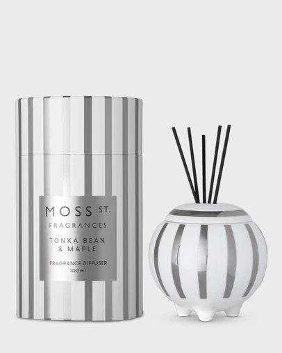 Moss St Fragrances - Tonka Bean & Maple Ceramic Diffuser 100ml