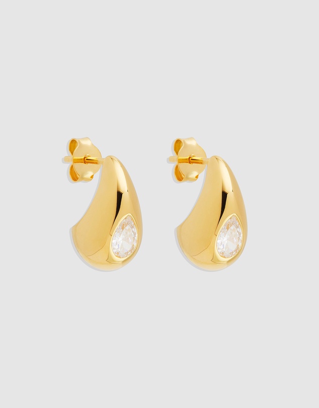 By Charlotte - Dewdrop Small Earrings
