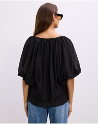 The Fated - Lila Puff Sleeve Blouse