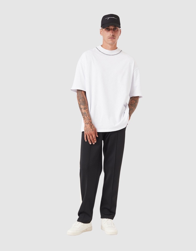 Zanerobe - Stitched Football Trackpant Black
