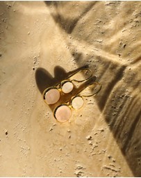Bianc - Posy Earrings Rose Quartz