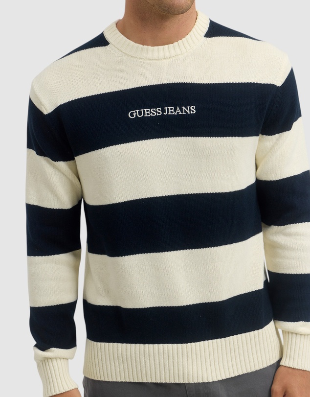 GUESS Jeans - GUESS JEANS Striped Knit Jumper