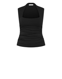 City Chic - Plus size Milly Tank - black