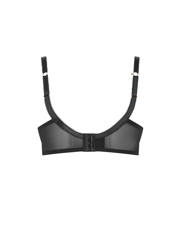 City Chic - Plus size Ophelia Push Up Bra - black