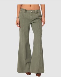 EDIKTED - Lottie Low Rise Washed Carpenter Jeans