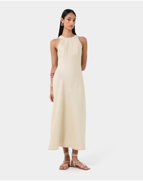 Forcast - Aiya Bias Midi Dress