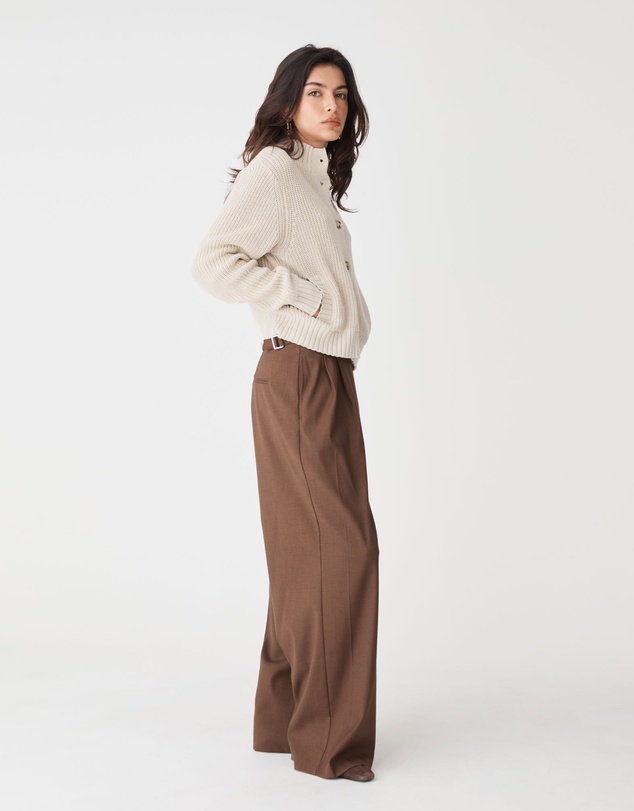 Forcast - Petra Rib Knit Cardigan