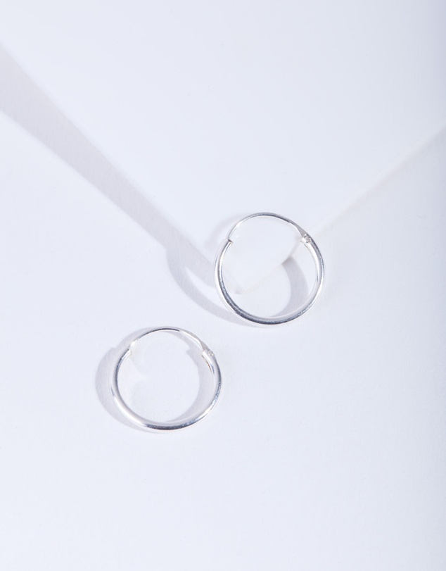 Lovisa - Sterling Silver 12mm Hoop Earrings