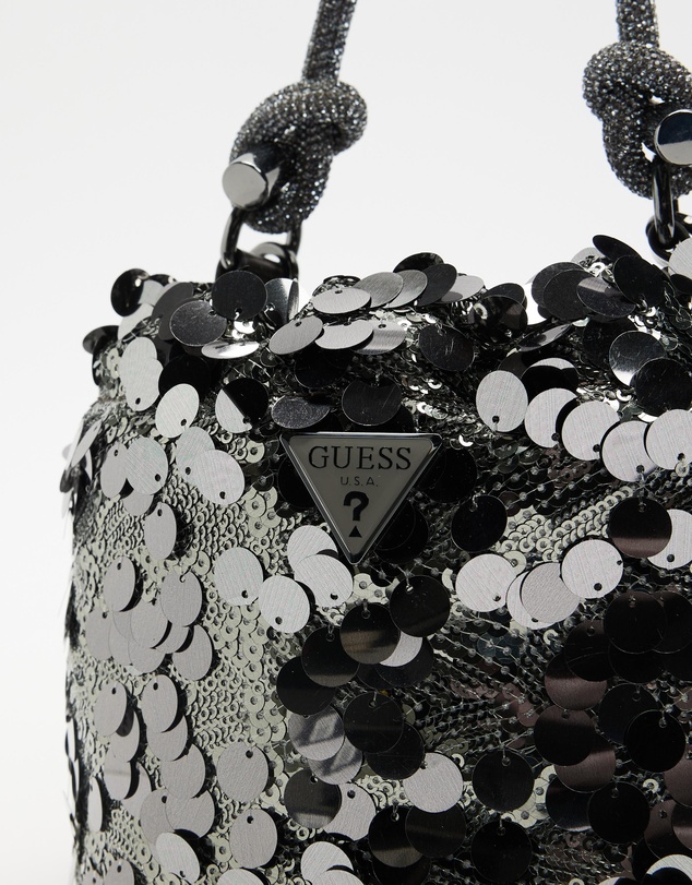 GUESS - Holiday Shine Top Handle Pouch