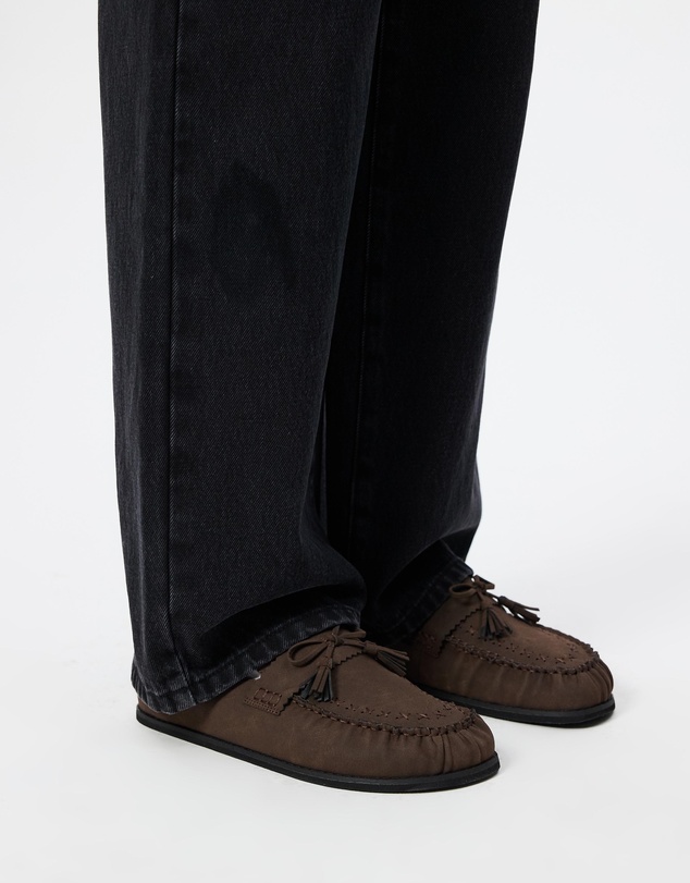 Dazie - Edie Tassel Backless Loafers