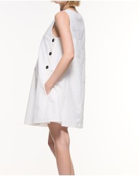 Soon Maternity - Maeve Linen Feeding Dress