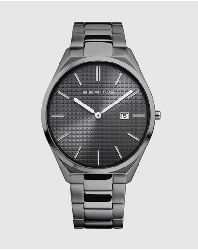 Bering - Bering Ultra Slim 40mm Grey Watch