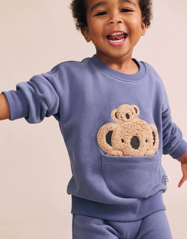 Huxbaby - Peekaboo Kel Pocket Sweatshirt - Babies