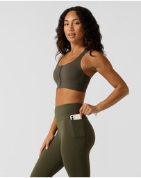 Lorna Jane - Easy Zip On Max Support Sports Bra