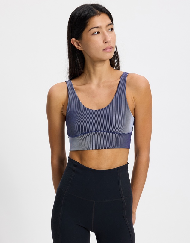 Zulu & Zephyr - Stripe Rib Crop Top