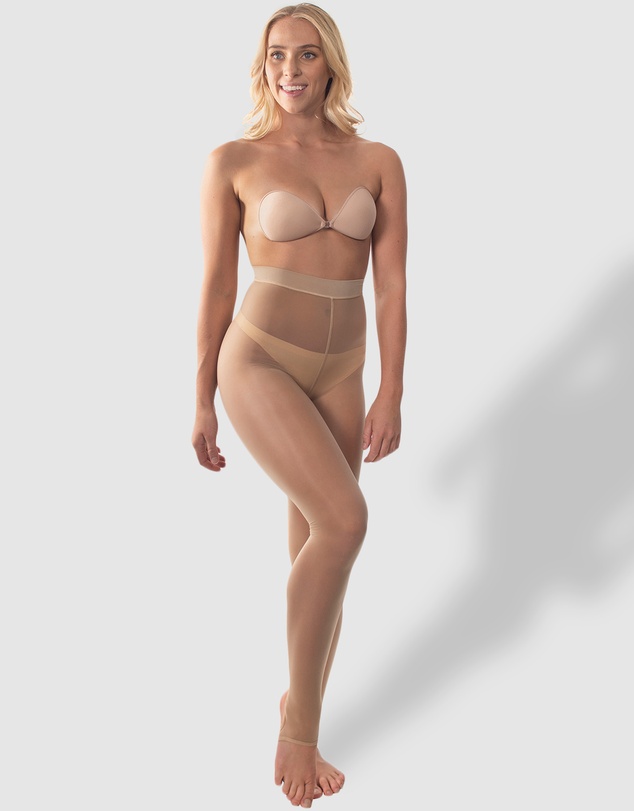 B Free Intimate Apparel - Ladder Resistant Shaping Stirrup Tights