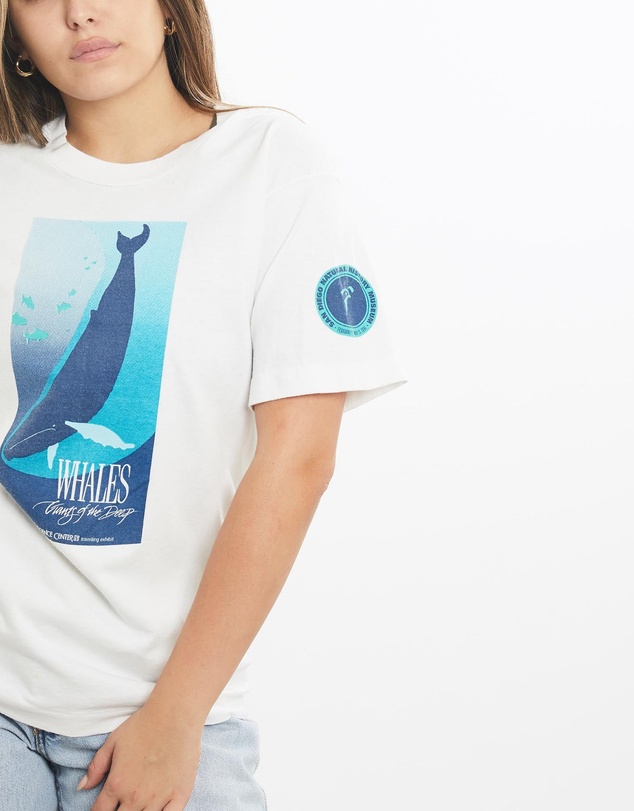 Vintage by The Real Deal - Pre Loved - Vintage 90s Whale Wildlife Tee