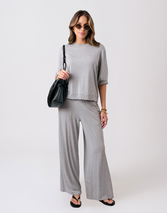 UNE PIECE - Lounge Long Sleeve Crew Neck Top