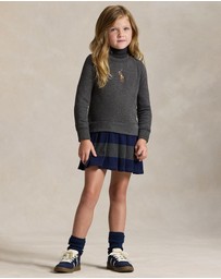 Polo Ralph Lauren - Big Pony Fleece Sweatshirt Dress - ICONIC EXCLUSIVE - Babies-Kids