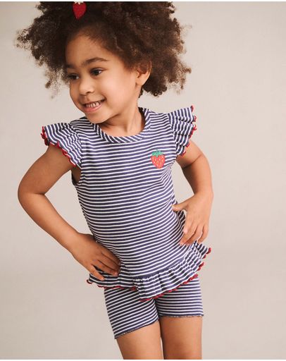 Ink & Almond Stripe
