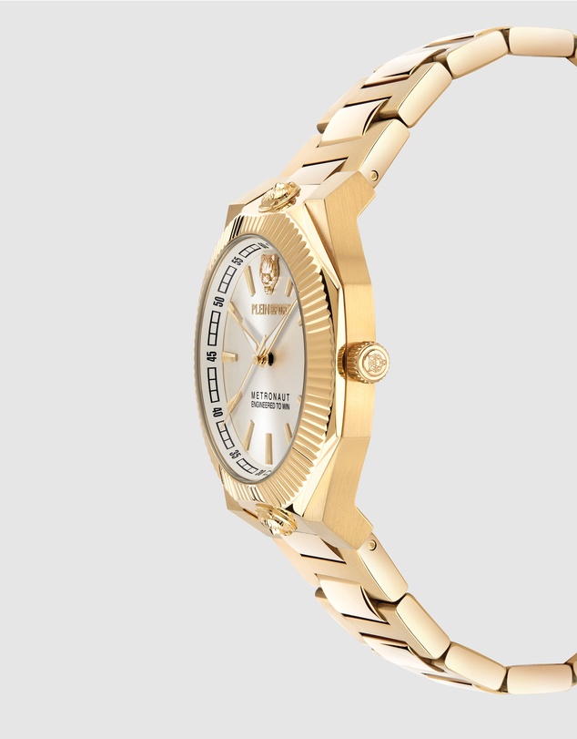 Plein Sport - PLEIN METRONAUT 36mm Champagne Dial and gold-tone bracelet