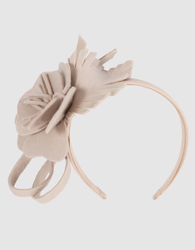 Max Alexander - Felt Nude Flower Fascinator