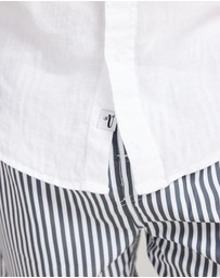 Vacay Swimwear - White Linen Shirt