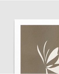 Olive et Oriel - Muted Petals No 6 by Shatha Al Dafai Art Print