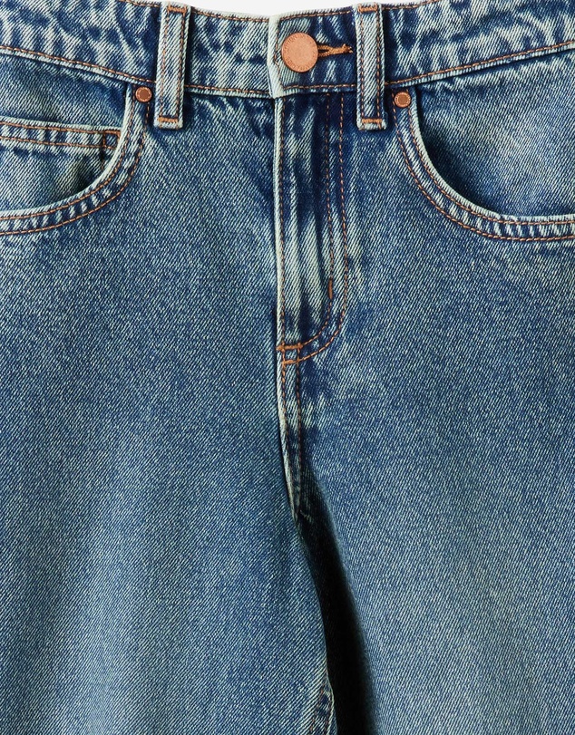 Cotton On Kids - Unisex Super Barrel Leg Denim Jean