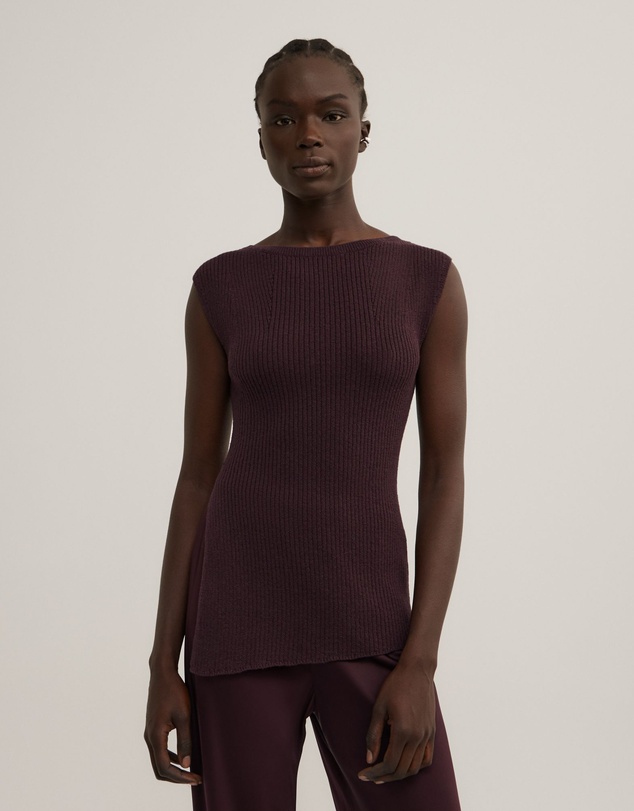 Witchery - Asymmetric Hem Knit Tank