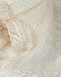Max Alexander - Sinamay cream Fashion Hat