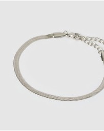 Arms Of Eve - Sylvia Silver Snake Chain Bracelet