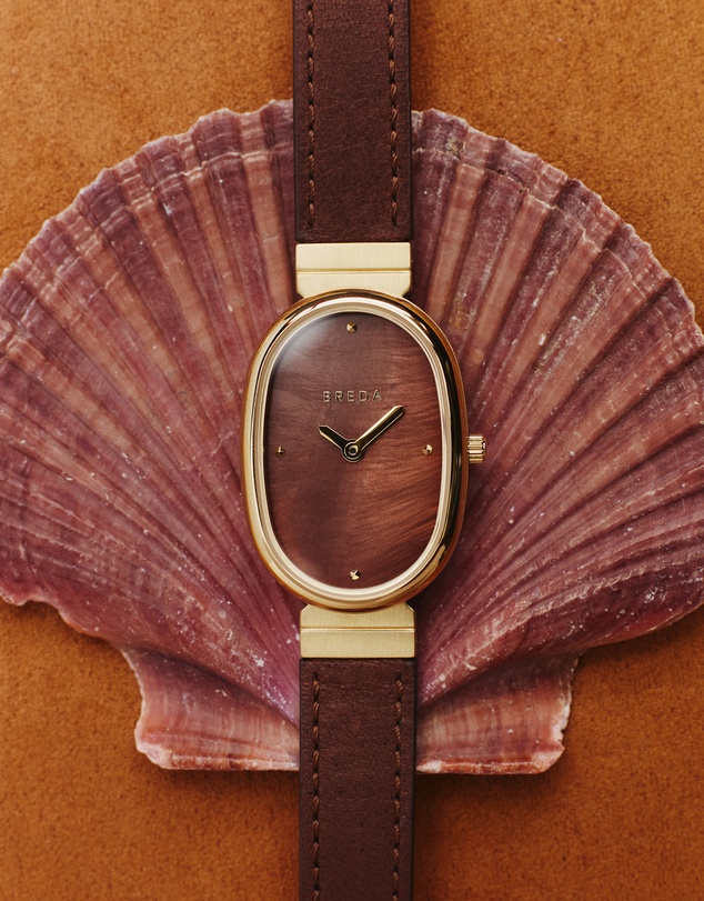 Breda - Jane 1764b Leather Band Watch, 23mm
