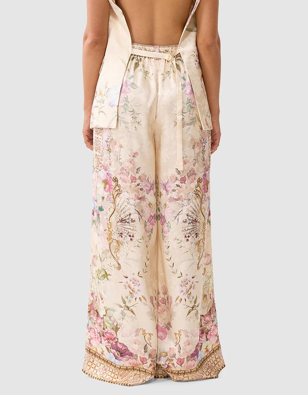 Camilla - Wide Leg Waisted Pants
