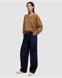 ARKET - Cotton-Wool V-Neck Jumper