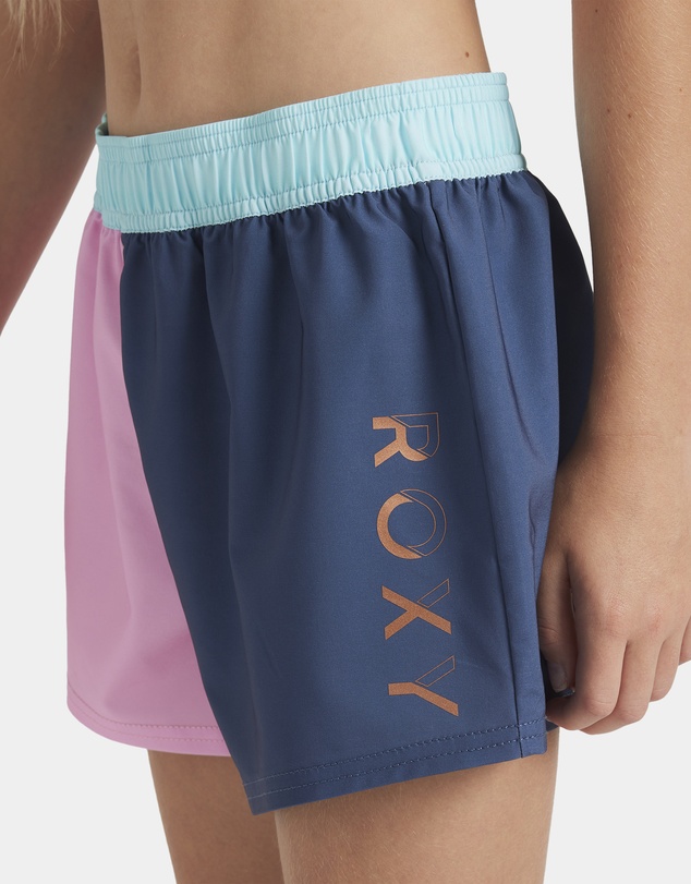 Roxy - Girls 8 to 16 Colorblock Boardshorts