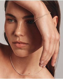 Michael Hill - 0.90 Carat TW Laboratory-Grown Diamond Tennis Bracelet in 10kt Yellow Gold