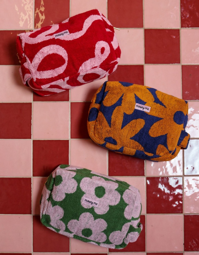 Mosey Me - Ribbon Terry Toiletry Bag