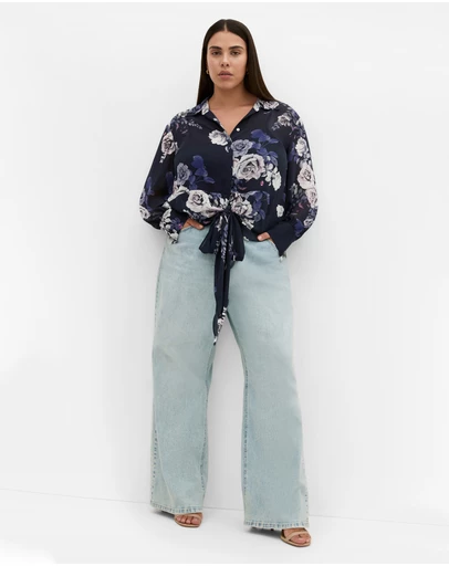 City Chic - Janine Print Shirt