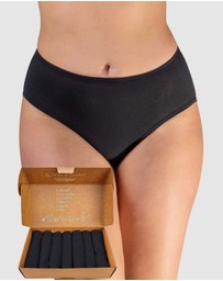 B Free Intimate Apparel - ﻿7 Pack﻿ Superfine﻿ 100% Cotton High Cut ﻿