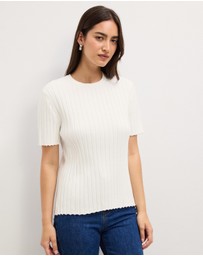 The Fated - Nessa Relaxed Knit Tee