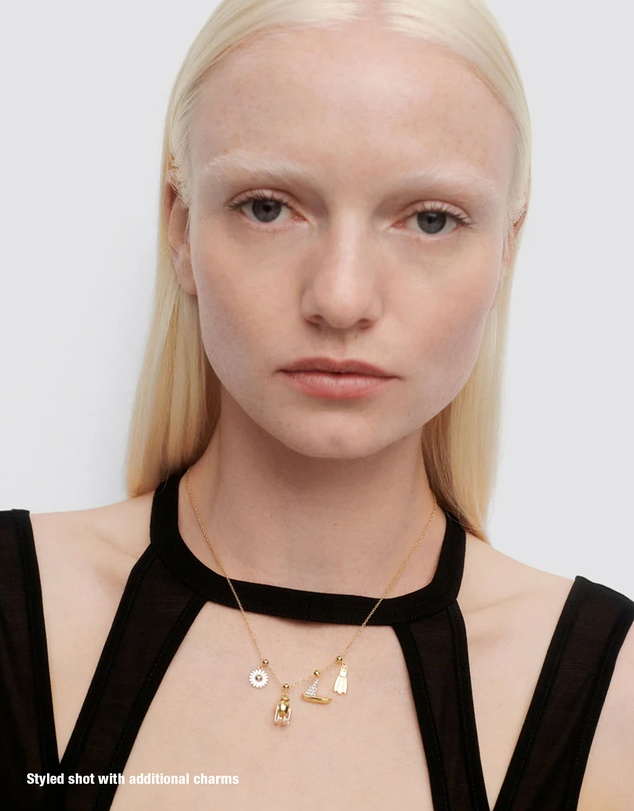 PDPAOLA - Charm Necklace Boat Charm
