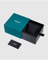 Aston Martin - GPQ Stainless Steel Black Silicone Watch