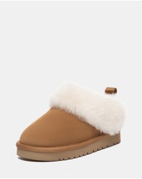 EVERAU - Australian Shepherd Ugg Glacial Kids Cow Suede Upper UGG Boots