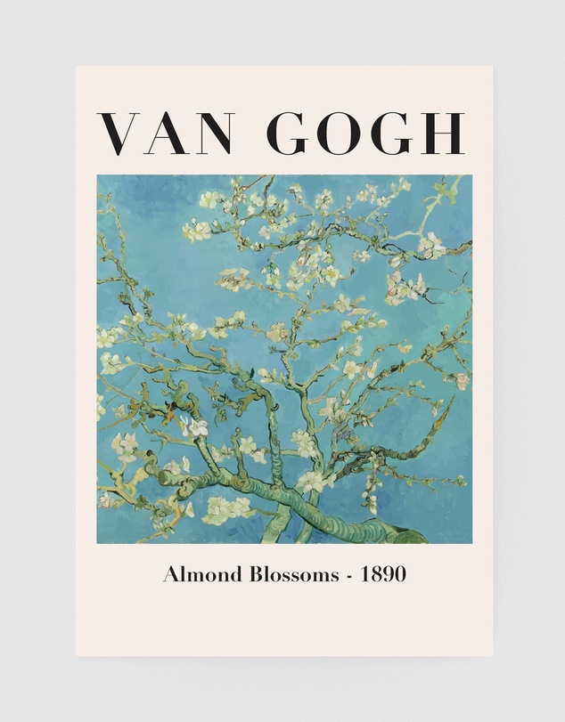 Inka Arthouse - Almond Blossoms by Van Gogh Art Print