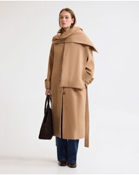 Oxford - Talia Detachable Scarf Coat