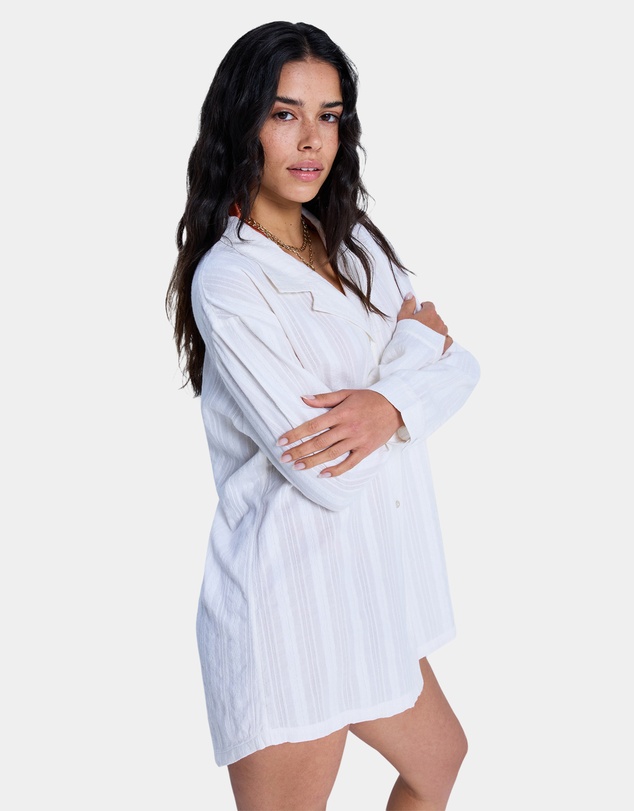 Roxy - Womens Sunset Back Cover Up Shirt