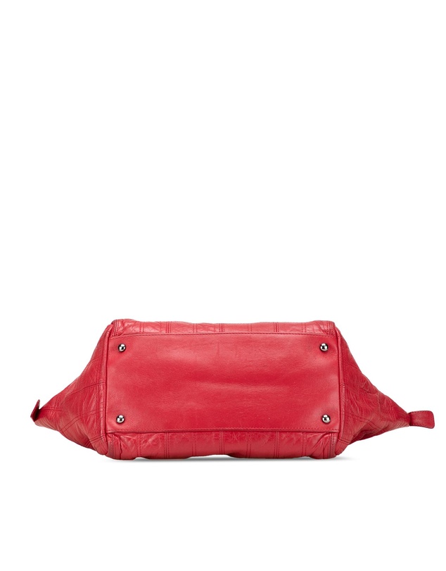 Pre-Loved by Azura Reborn - Pre-Loved Lambskin Square Stitched Lax Handbag